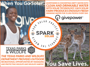 Spark Solar 2021 Charitable Donations