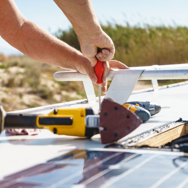 repairing solar roof